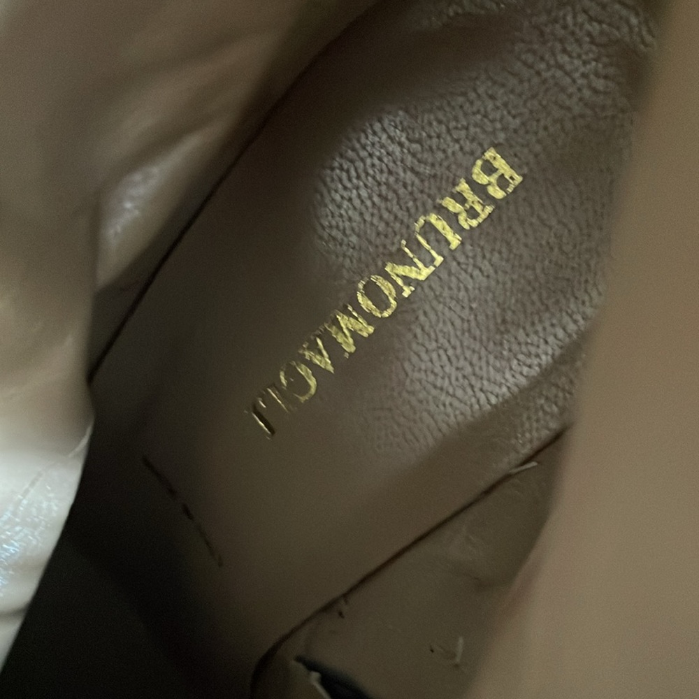 New! Bruno Magli Black Leather Knee Boots - Picture 10 of 11